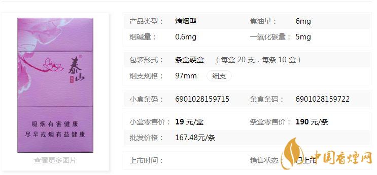 泰山顏悅多少錢一盒價格？泰山顏悅香煙價格大全2020